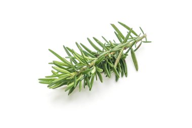 Beyaz arkaplanda taze biberiye