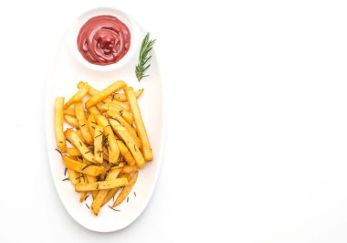 Soslu patates kızartması.