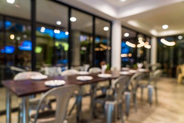 soyut bulanıklık ve ufuk içinde Restoran