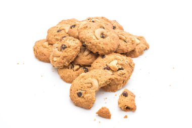 Kuru üzüm ve kavrulmuş kaşu fındık ile tatlılar