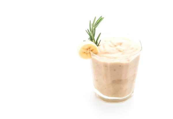 Banaan smoothies glas — Stockfoto