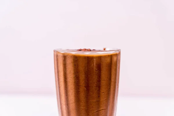 Čokoládové smoothie koktejl — Stock fotografie