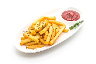 Soslu patates kızartması.