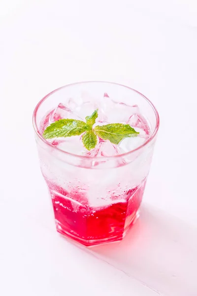 Soda aux fraises glacées — Photo