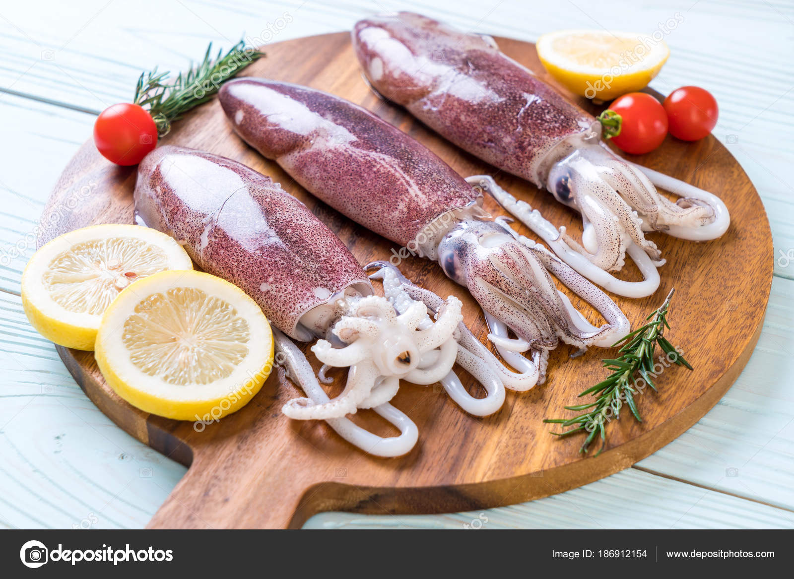 Fresh Octopus Or Squids Raw On Wooden Board Stock Photo Image By C Topntp Fresh Octopus Or Squids Raw On Wooden Board Stock Photo Image By C Topntp