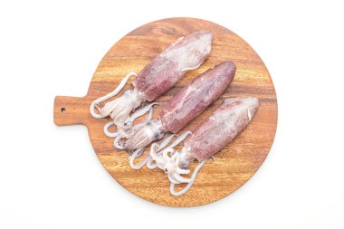 taze ahtapot veya mürekkep ham