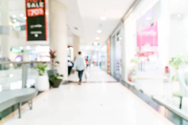 Shopping desfocado e loja de varejo — Fotografia de Stock