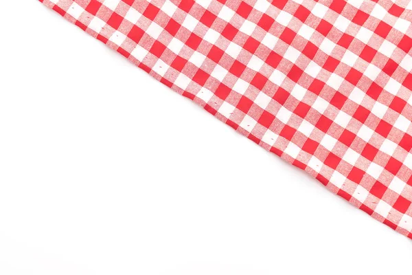 Küchentuch (Serviette) auf weißem Hintergrund — Stockfoto