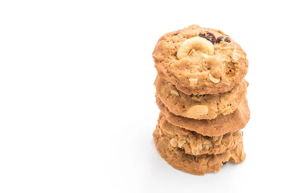 Biscotti con uva passa e anacardi arrosto — Foto Stock