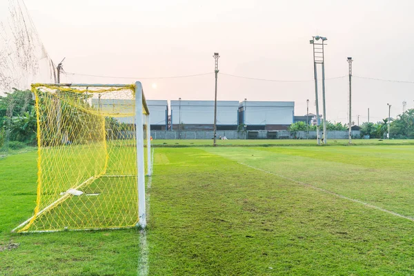 Un gol di calcio — Foto Stock