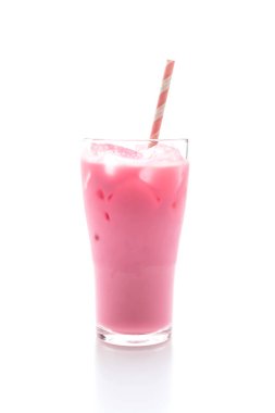 pembe çilek milkshake