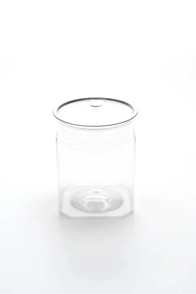 Empty plastic jar — Stock Photo, Image