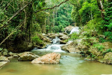 Beautiful Mae Sa waterfall at Chiang Mai ,Thailand