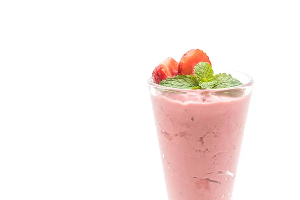 Koktajl truskawkowy smoothies — Zdjęcie stockowe