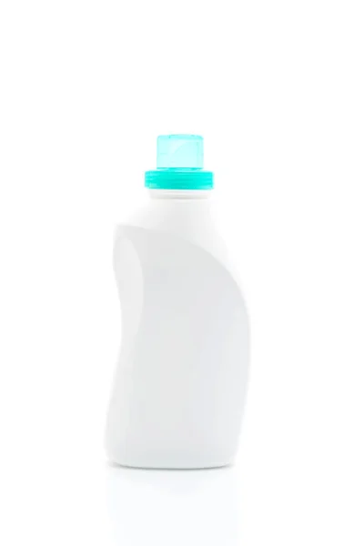 Ύφασμα αποσκληρυντικών ή υγρό απορρυπαντικό μπουκάλι — Φωτογραφία Αρχείου