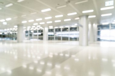 soyut bulanıklık ve boş ofis binası ile cam defocused 