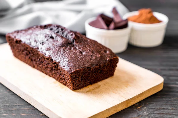 Schokoladenbrownie-Kuchen — Stockfoto