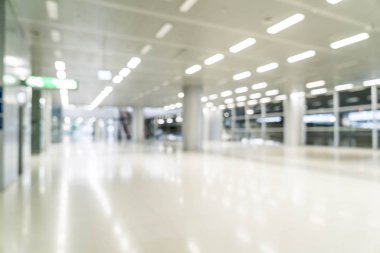 soyut bulanıklık ve boş ofis binası ile cam defocused 