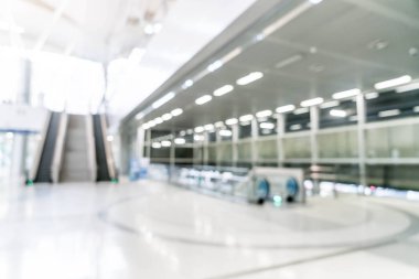 soyut bulanıklık ve boş ofis binası ile cam defocused 