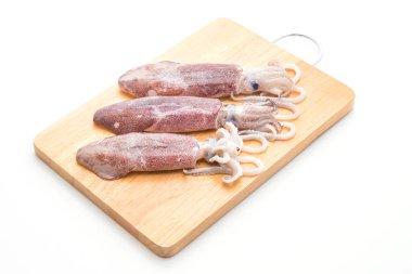 taze ahtapot veya mürekkep ham