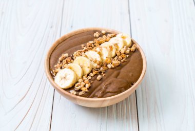 çikolata smoothies kase