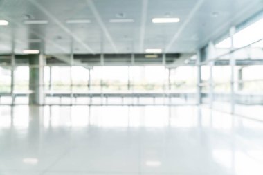 soyut bulanıklık ve boş ofis binası ile cam defocused 