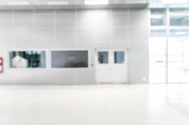 soyut bulanıklık ve boş ofis binası ile cam defocused 