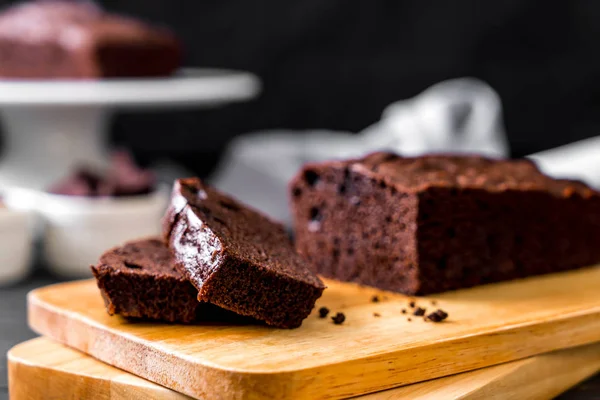 Pastel de chocolate Brownie — Foto de Stock