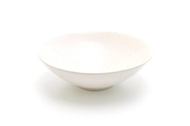 plaka ve beyaz arka plan üzerinde izole kase