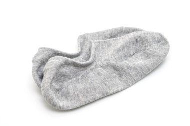 Beyaz arka plan üzerinde kısa çorap