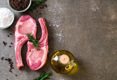 domuz pirzolası ham