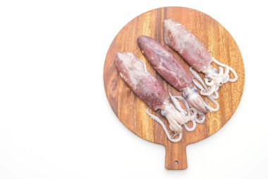 taze ahtapot veya mürekkep ham