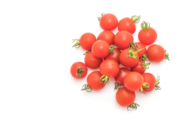 Tomates fraîches sur fond blanc — Photo