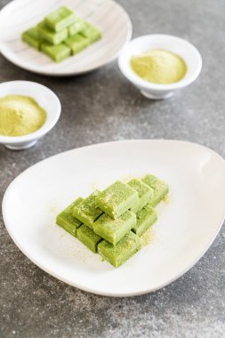 yumuşak çikolata yeşil çay 