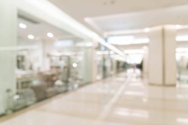 Lüks alışveriş merkezinde soyut bulanıklık