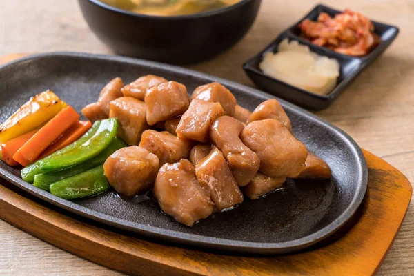 돼지고기 스테이크 일본 스타일 — 스톡 사진