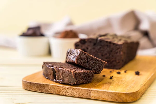 Pastel de chocolate Brownie —  Fotos de Stock