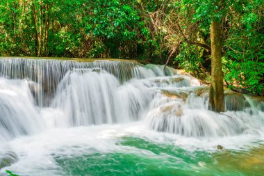 Huay Mae Kamin Waterfall, Kanchanaburi Tayland