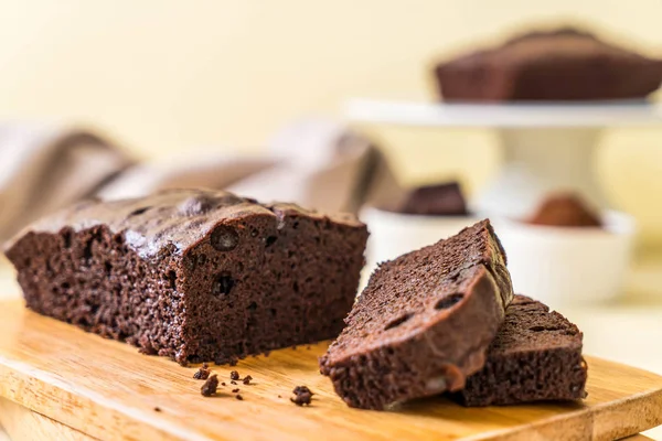 チョコレート ブラウニーのケーキ — ストック写真