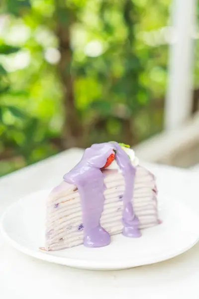 Sladký brambor slavnostní dort — Stock fotografie