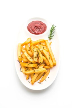 Soslu patates kızartması.