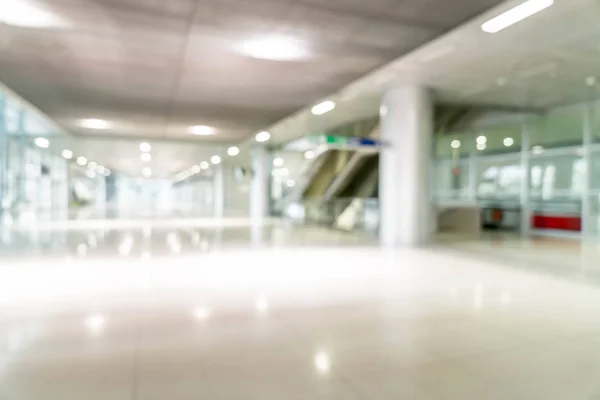 Abstract blur and defocused in empty office building with glass — Stock Photo, Image