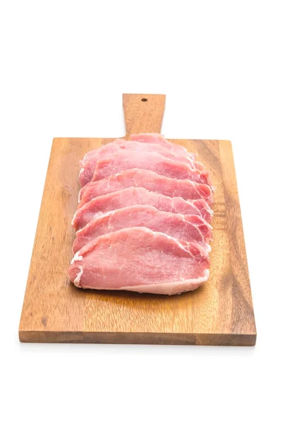 신선한 돼지고기 생 등심 — 스톡 사진