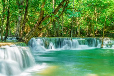 Huay Mae Kamin Waterfall, Kanchanaburi Tayland