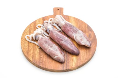 taze ahtapot veya mürekkep ham