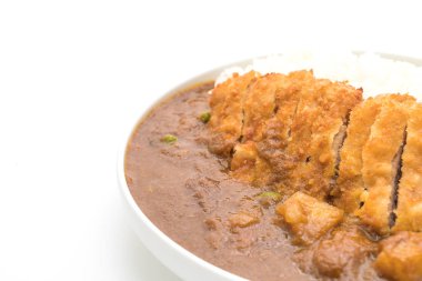 pirinç Köri soslu kızarmış pirzola domuz eti