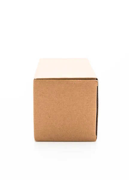 Caja de papel marrón — Foto de Stock