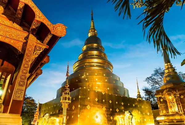 Wat Phra Singh em Chiang Mai, Tailândia . — Fotografia de Stock