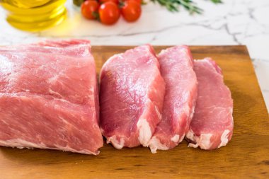 taze domuz ham filetosu