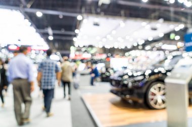 Bulanıklık ve ufuk araba ve motor Fuarı olay göster